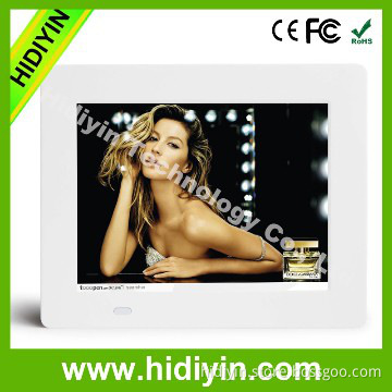 8" high quality OEM factory Photo Music HD video picture frame
